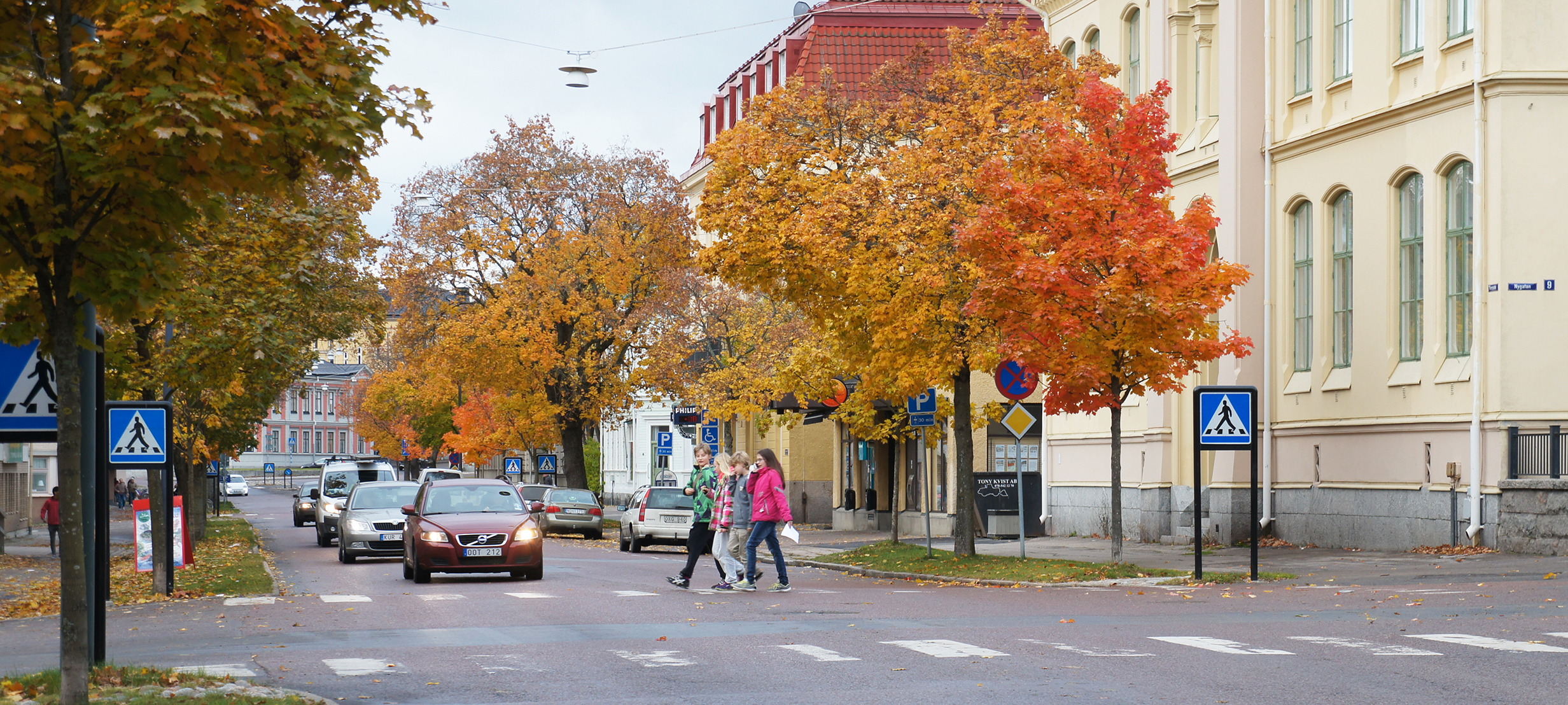 Stadsmiljö.